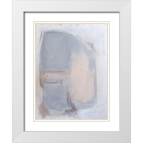 Neutral Dreamers White Modern Wood Framed Art Print with Double Matting by Ashley, Erin