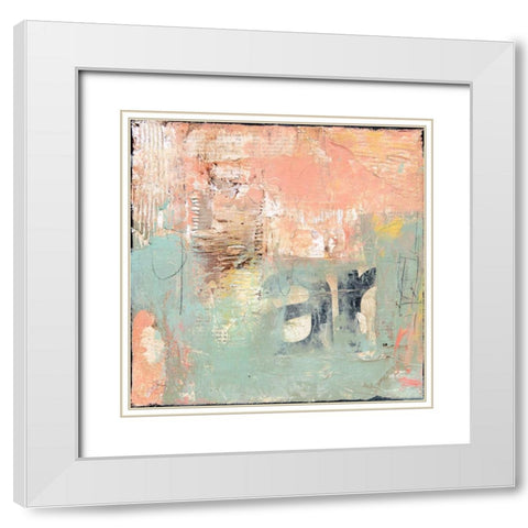 The Journey Begins White Modern Wood Framed Art Print with Double Matting by Ashley, Erin