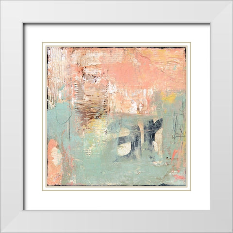 The Journey Begins White Modern Wood Framed Art Print with Double Matting by Ashley, Erin