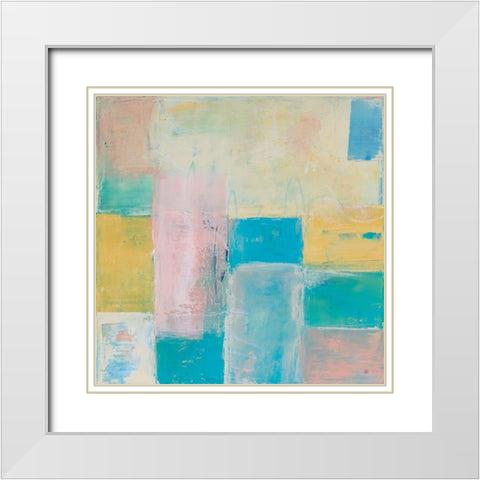 Sweet Vibes White Modern Wood Framed Art Print with Double Matting by Ashley, Erin