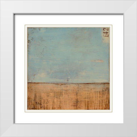 Kansas Sky White Modern Wood Framed Art Print with Double Matting by Ashley, Erin