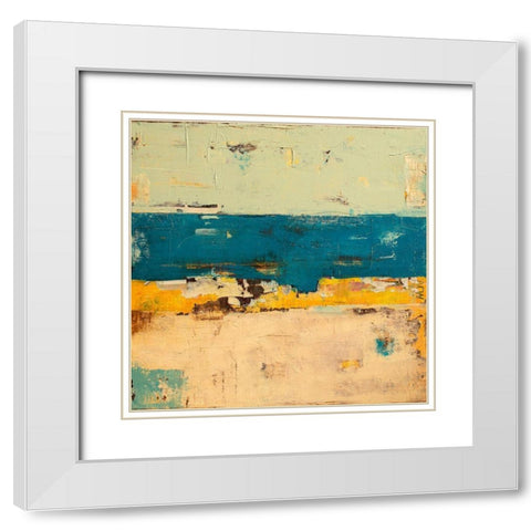 Second Time Around White Modern Wood Framed Art Print with Double Matting by Ashley, Erin