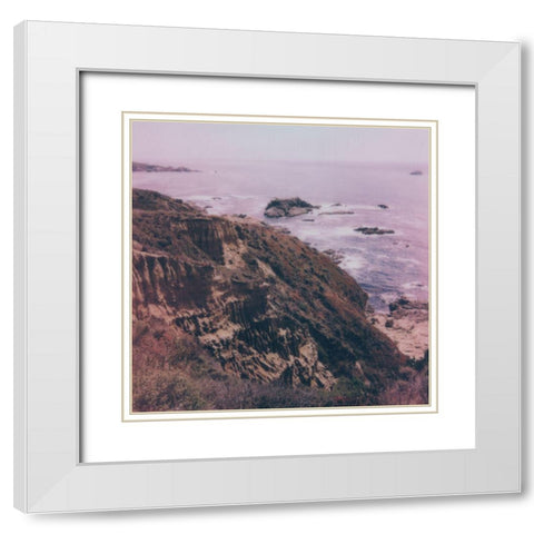 Garrapata Coast II White Modern Wood Framed Art Print with Double Matting by Green, Jacob