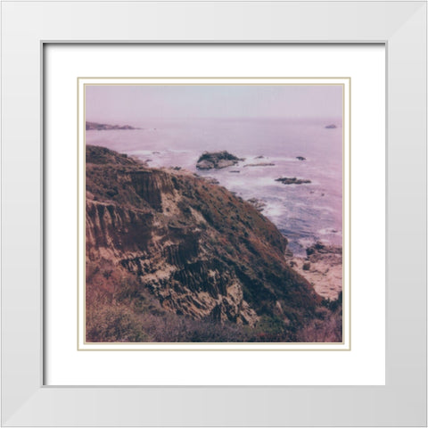 Garrapata Coast II White Modern Wood Framed Art Print with Double Matting by Green, Jacob