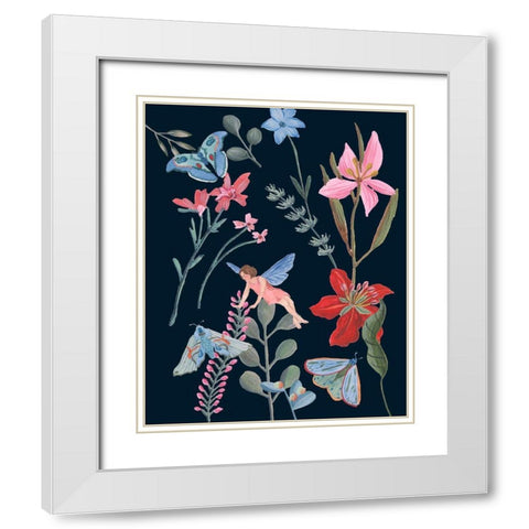 A Fairy Tale II White Modern Wood Framed Art Print with Double Matting by Wang, Melissa