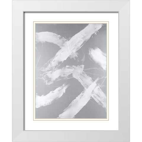 Lost Memory II White Modern Wood Framed Art Print with Double Matting by Willett, Michael