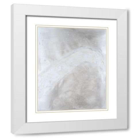 Snowdrift I White Modern Wood Framed Art Print with Double Matting by Willett, Michael