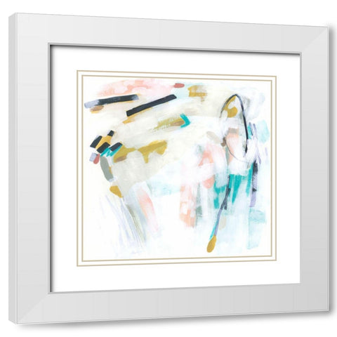 Trial Run I White Modern Wood Framed Art Print with Double Matting by Vess, June Erica