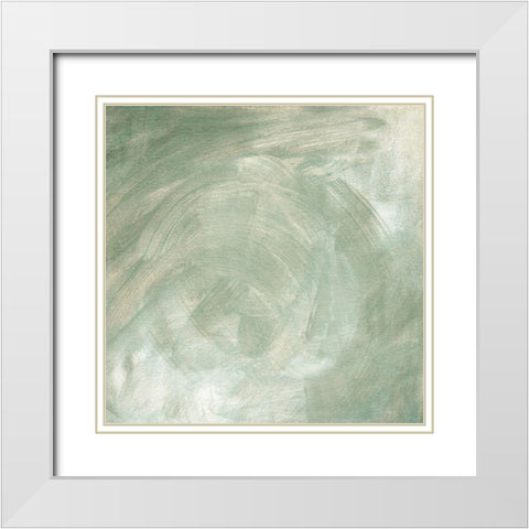 Gray Matter II White Modern Wood Framed Art Print with Double Matting by Caroline, Emma