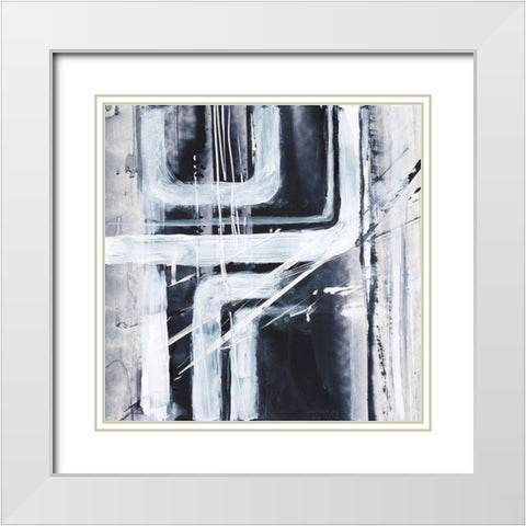Turn Signal II White Modern Wood Framed Art Print with Double Matting by Harper, Ethan