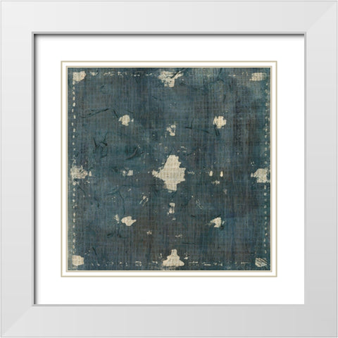 Freehand Batik II White Modern Wood Framed Art Print with Double Matting by Vess, June Erica