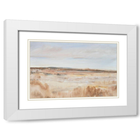 Drylands I White Modern Wood Framed Art Print with Double Matting by OToole, Tim