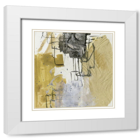 Loess Plateau IV White Modern Wood Framed Art Print with Double Matting by Wang, Melissa