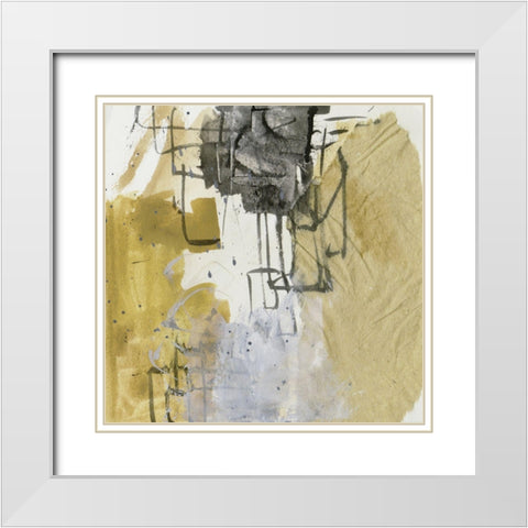 Loess Plateau IV White Modern Wood Framed Art Print with Double Matting by Wang, Melissa