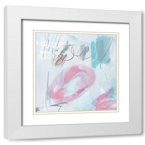 For Ages IV White Modern Wood Framed Art Print with Double Matting by Wang, Melissa