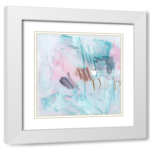 For Ages V White Modern Wood Framed Art Print with Double Matting by Wang, Melissa