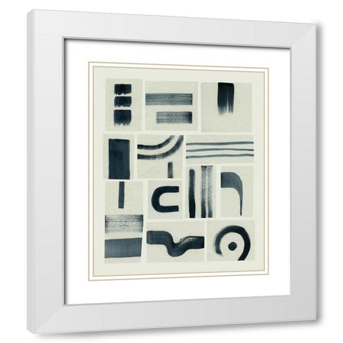 Modern Marks II White Modern Wood Framed Art Print with Double Matting by Popp, Grace