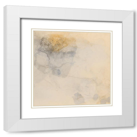 Worn Away I White Modern Wood Framed Art Print with Double Matting by Barnes, Victoria