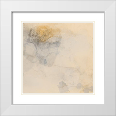 Worn Away I White Modern Wood Framed Art Print with Double Matting by Barnes, Victoria