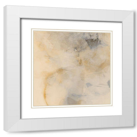 Worn Away II White Modern Wood Framed Art Print with Double Matting by Barnes, Victoria