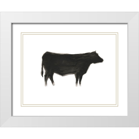 European Farm Collection VI White Modern Wood Framed Art Print with Double Matting by Harper, Ethan