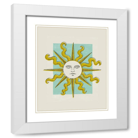 Sacred Symbols II White Modern Wood Framed Art Print with Double Matting by Popp, Grace