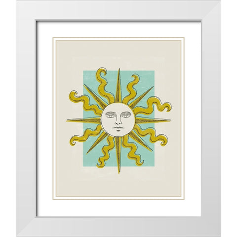 Sacred Symbols II White Modern Wood Framed Art Print with Double Matting by Popp, Grace