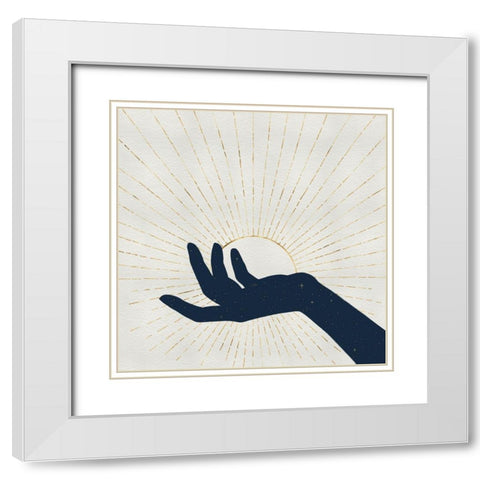 Palm Sunday I White Modern Wood Framed Art Print with Double Matting by Popp, Grace