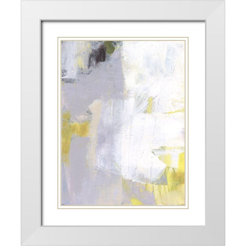 Aiven III White Modern Wood Framed Art Print with Double Matting by Jachimiec, Sue