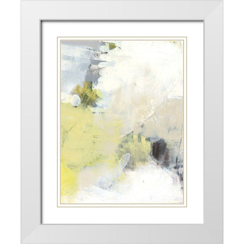 Aiven IV White Modern Wood Framed Art Print with Double Matting by Jachimiec, Sue