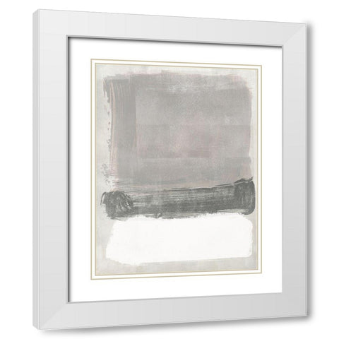 Paver Blocks I White Modern Wood Framed Art Print with Double Matting by Parker, Jennifer Paxton