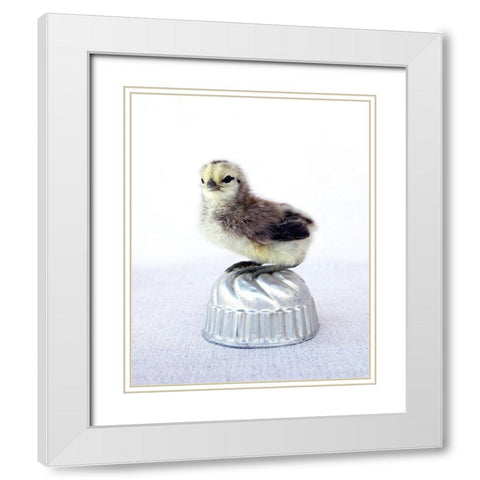 Tiny Baker I White Modern Wood Framed Art Print with Double Matting by Soderman, Tania