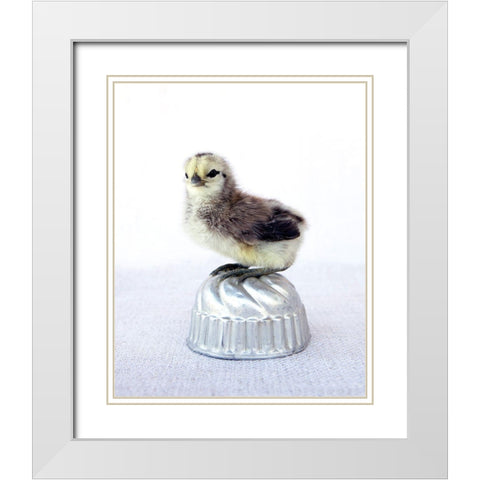 Tiny Baker I White Modern Wood Framed Art Print with Double Matting by Soderman, Tania