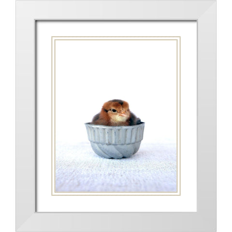 Tiny Baker II White Modern Wood Framed Art Print with Double Matting by Soderman, Tania