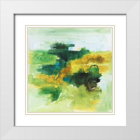 Seeking Flight II White Modern Wood Framed Art Print with Double Matting by Combs, Joyce