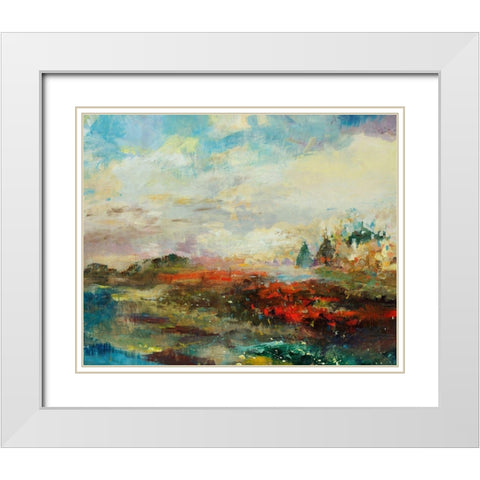 A Different Light White Modern Wood Framed Art Print with Double Matting by Maas, Jodi