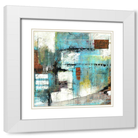 Chance White Modern Wood Framed Art Print with Double Matting by Schicker, Joshua