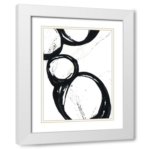 Somer Saults II White Modern Wood Framed Art Print with Double Matting by Douglass, Farrell