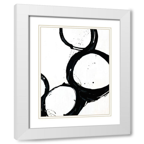 Somer Saults III White Modern Wood Framed Art Print with Double Matting by Douglass, Farrell