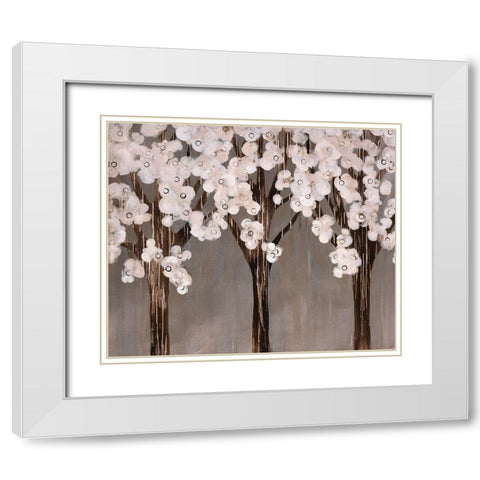 Wonderland White Modern Wood Framed Art Print with Double Matting by Edmunds, Sydney