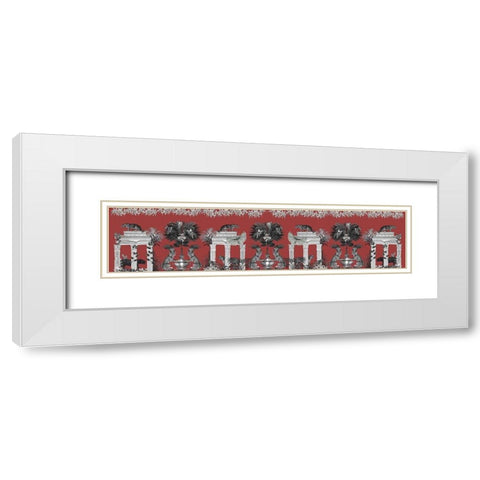 Livoris Feritas Leopard Design, Whole White Modern Wood Framed Art Print with Double Matting by Fab Funky