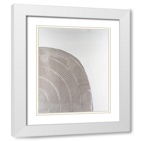 UA Slow Going IV White Modern Wood Framed Art Print with Double Matting by Lam, Vanna