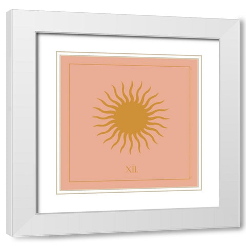 Celestial Sign I White Modern Wood Framed Art Print with Double Matting by Green, Jacob