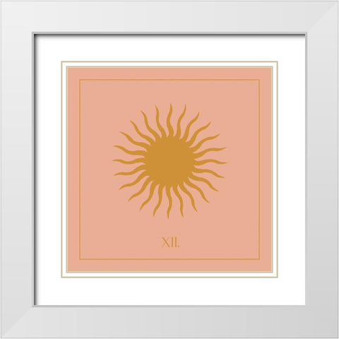 Celestial Sign I White Modern Wood Framed Art Print with Double Matting by Green, Jacob