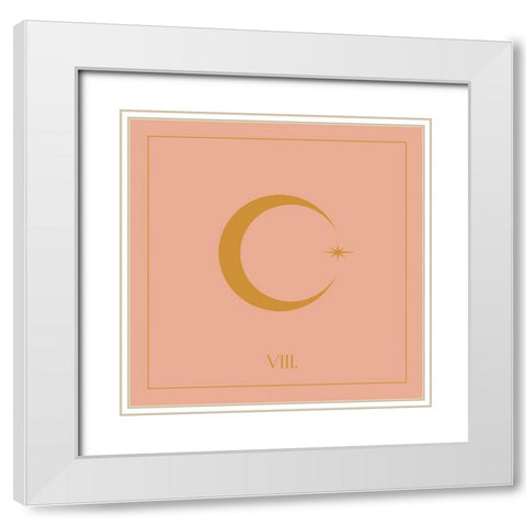 Celestial Sign II White Modern Wood Framed Art Print with Double Matting by Green, Jacob