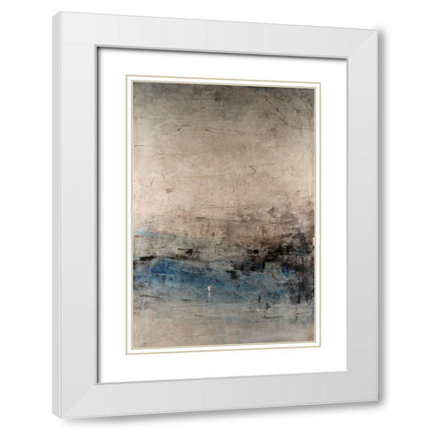 Thoughts Undone II White Modern Wood Framed Art Print with Double Matting by OToole, Tim