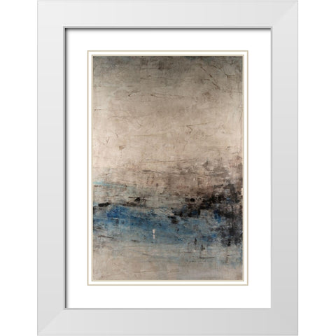 Thoughts Undone II White Modern Wood Framed Art Print with Double Matting by OToole, Tim