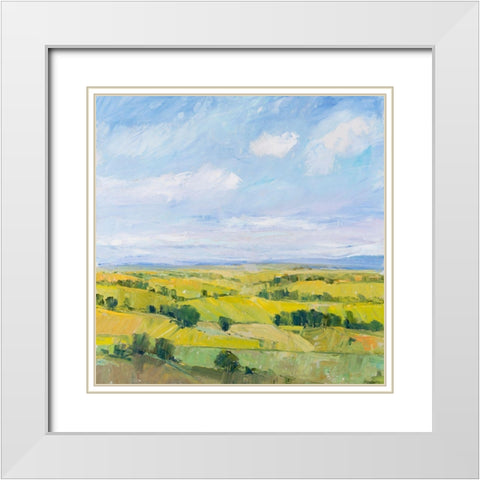 Picturesque View II White Modern Wood Framed Art Print with Double Matting by OToole, Tim