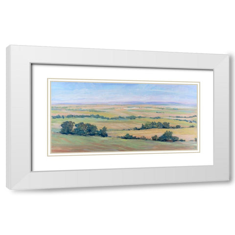 Outlook II White Modern Wood Framed Art Print with Double Matting by OToole, Tim