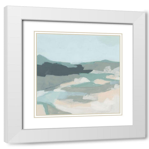 Plein Air Pastel II White Modern Wood Framed Art Print with Double Matting by Vess, June Erica